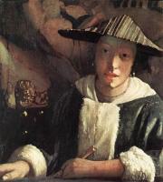 Vermeer, Jan - Young Girl with a Flute